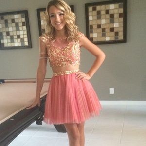 Sherri Hill 2 Pc Dress Size 0 custom altered(0/00)